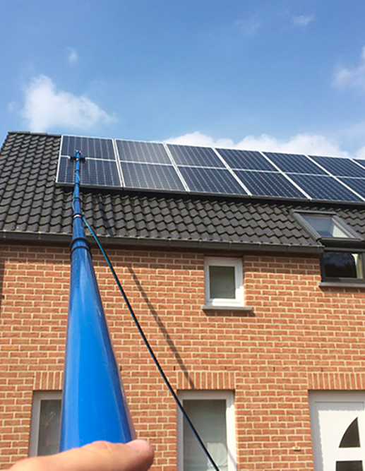 Limpieza de paneles solares y placas fotovoltaicas